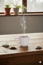 White Creamic Tea Cup