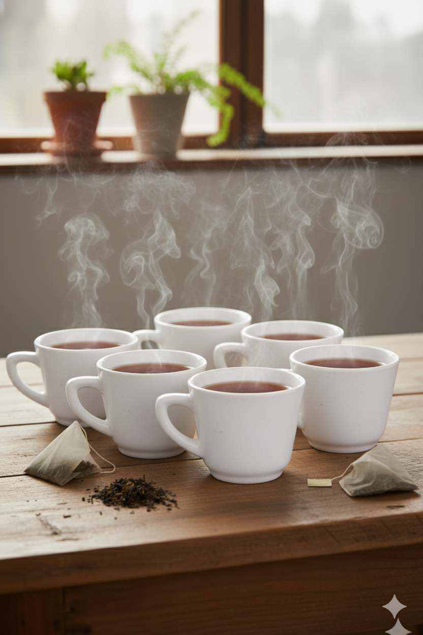 White Creamic Tea Cup