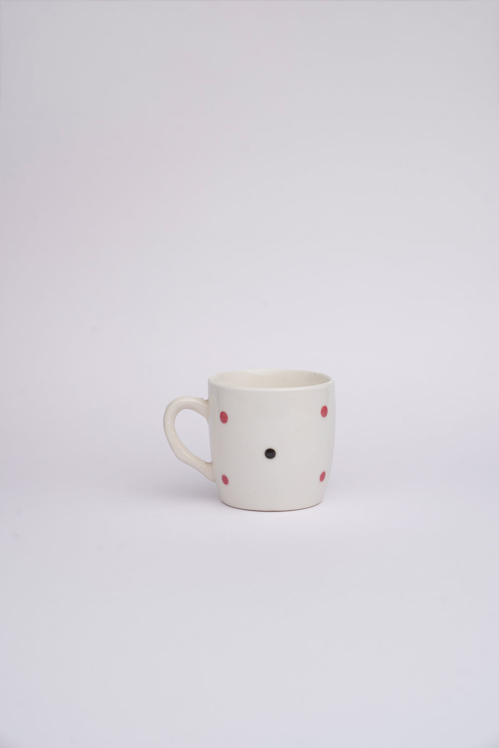Polka Dots Ceramic Cup