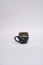 Black Polka Dot Ceramic Cup