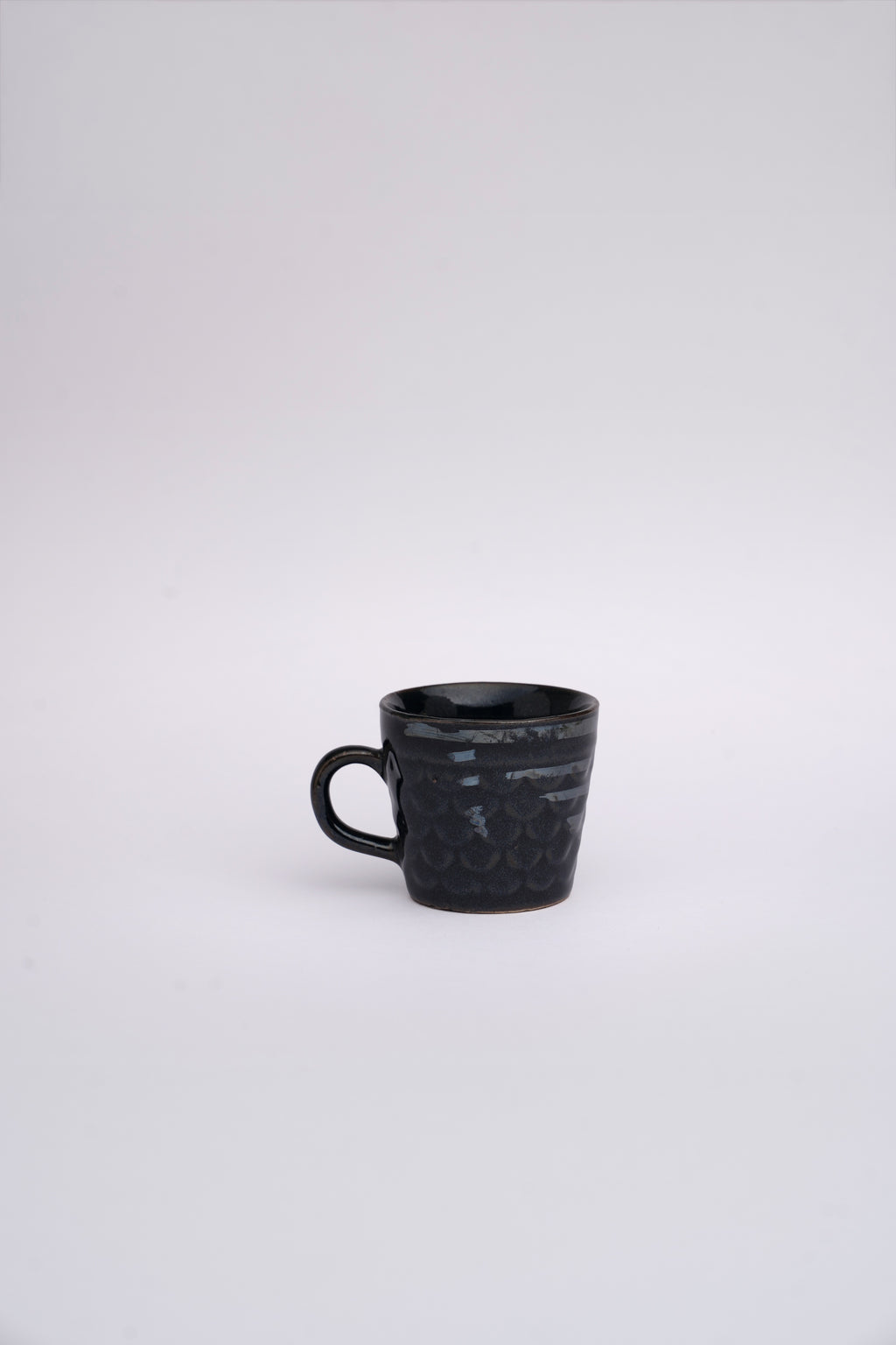 Black Stripped Ceramic Cup