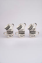 Black Stripe Ceramic Cup