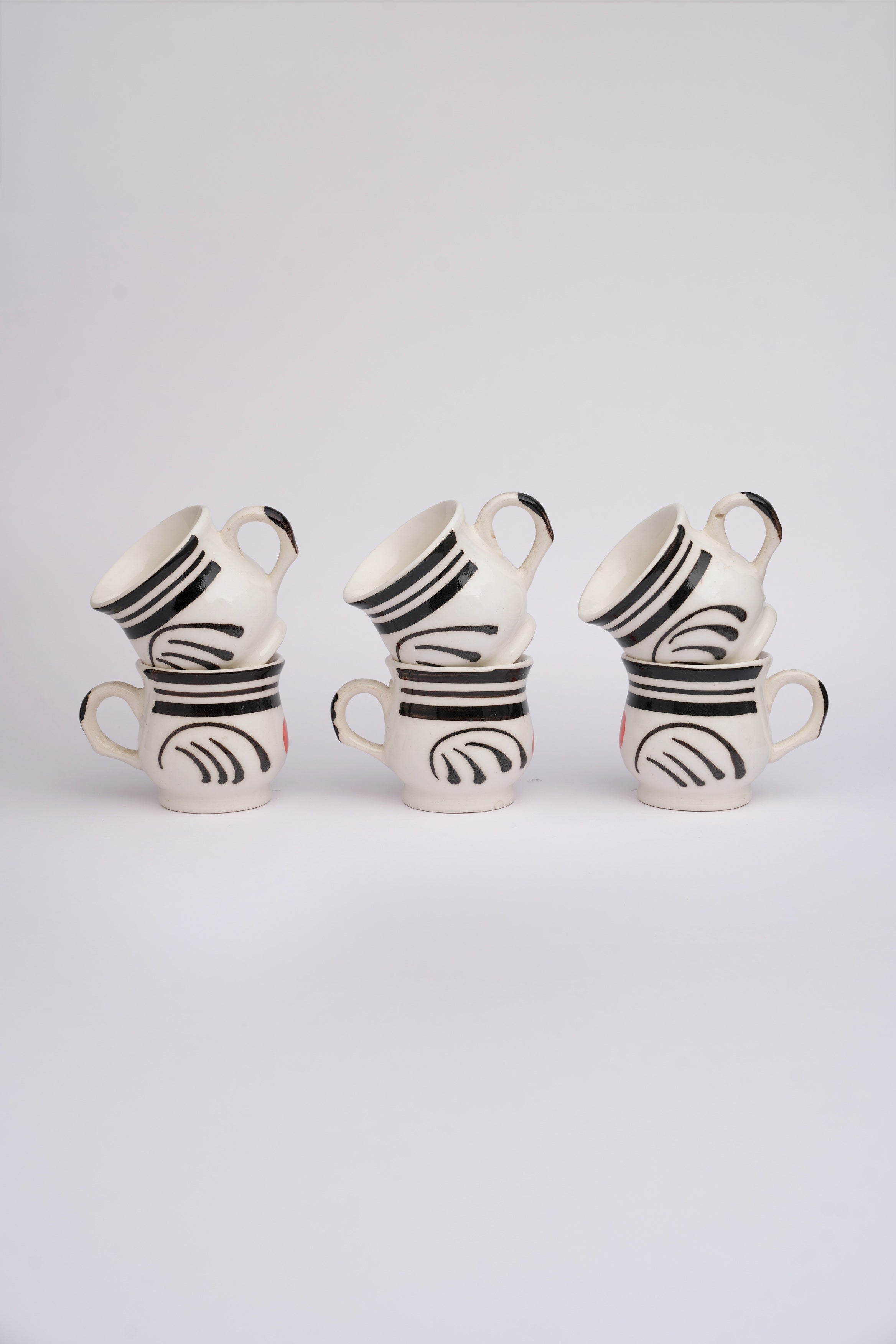 Black Stripe Ceramic Cup